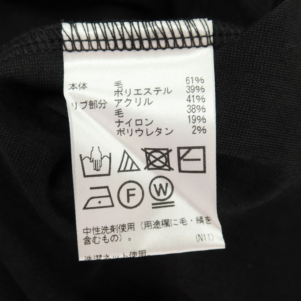 【中古】ダーバン D’URBAN ウールポリエステル ハイゲージ ニット カーディガン ブラック【サイズM】【 状態ランクA 】【 メンズ 】
