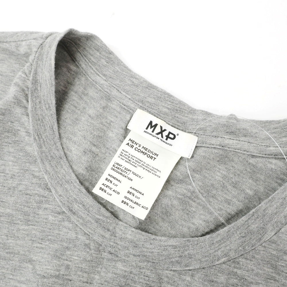 【中古】エムエックスピー MXP AIR COMFORT ストレッチ コットンマキシフレッシュ クルーネック 半袖Ｔシャツ グレー【サイズM】【 状態ランクB 】【 メンズ 】