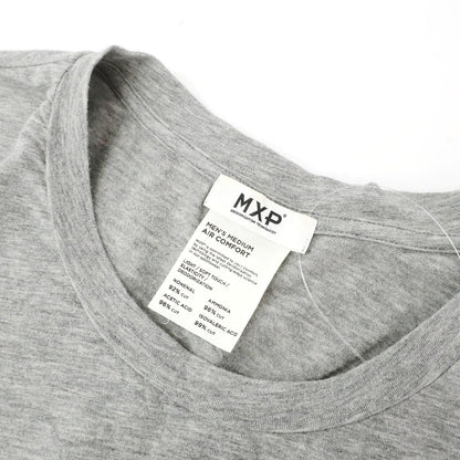 【中古】エムエックスピー MXP AIR COMFORT ストレッチ コットンマキシフレッシュ クルーネック 半袖Ｔシャツ グレー【サイズM】【 状態ランクB 】【 メンズ 】