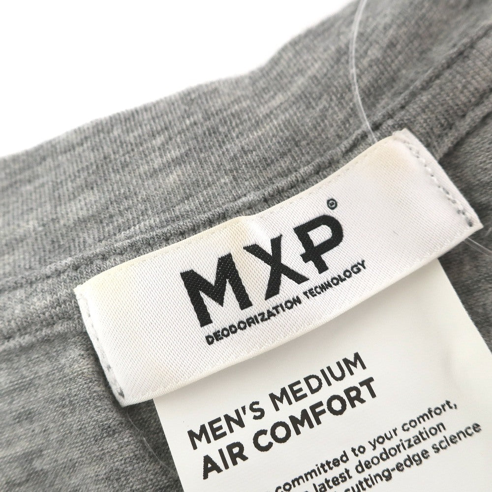 【中古】エムエックスピー MXP AIR COMFORT ストレッチ コットンマキシフレッシュ クルーネック 半袖Ｔシャツ グレー【サイズM】【 状態ランクB 】【 メンズ 】