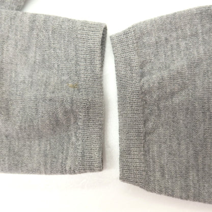 【中古】クルチアーニ CRUCIANI ウール クルーネック プルオーバーニット ライトグレー【サイズ52】【 状態ランクD 】【 メンズ 】