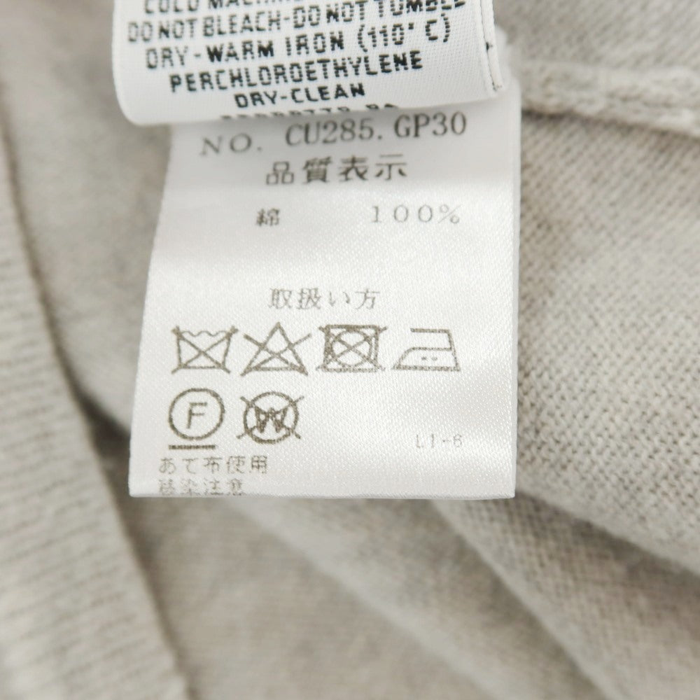 【中古】クルチアーニ CRUCIANI コットン 半袖 ポロニット ライトグレー【サイズ52】【 状態ランクC 】【 メンズ 】