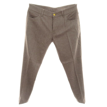 【中古】ピーティートリノ デニム PT TORINO DENIM SOUL ウールポリウレタン カジュアルスラックスパンツ グレーブラウン【サイズ34】【 状態ランクB 】【 メンズ 】