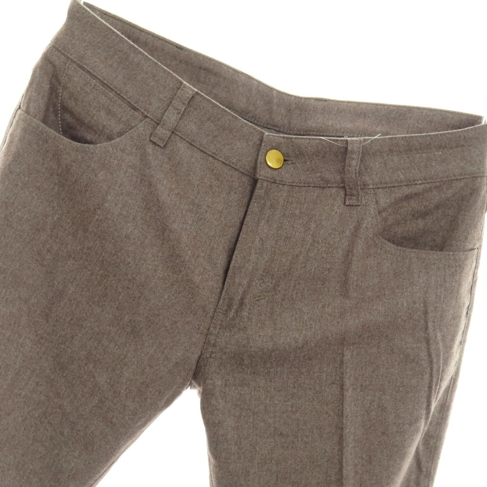 【中古】ピーティートリノ デニム PT TORINO DENIM SOUL ウールポリウレタン カジュアルスラックスパンツ グレーブラウン【サイズ34】【 状態ランクB 】【 メンズ 】