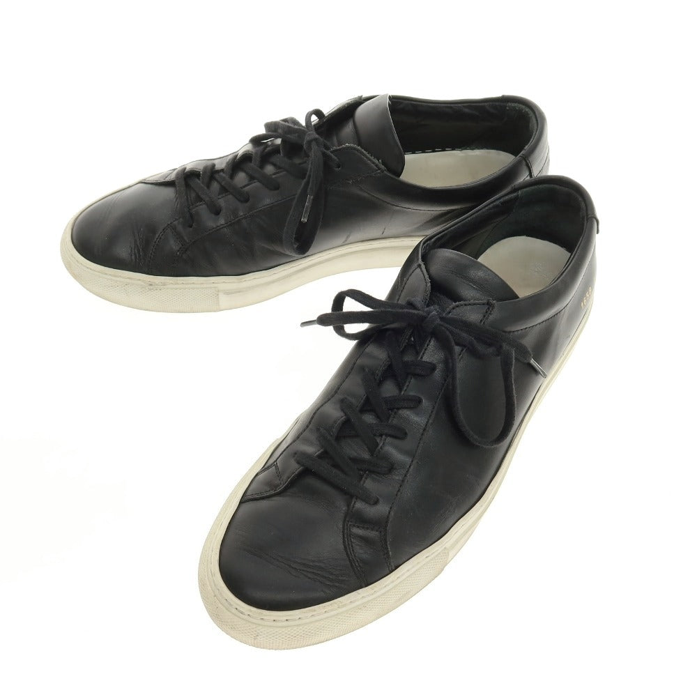 【中古】コモンプロジェクツ COMMON PROJECTS 1658 レザー スニーカー ブラック【サイズ42】【 状態ランクC 】【 メンズ 】