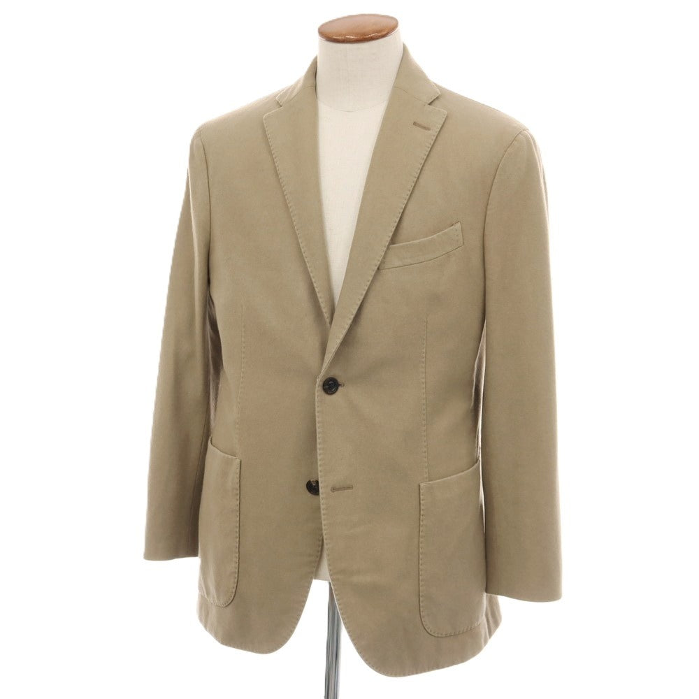 【中古】ボリオリ BOGLIOLI K.JACKET カシミヤ 2B カジュアルジャケット カーキベージュ【サイズ48】【 状態ランクC 】【 メンズ 】
