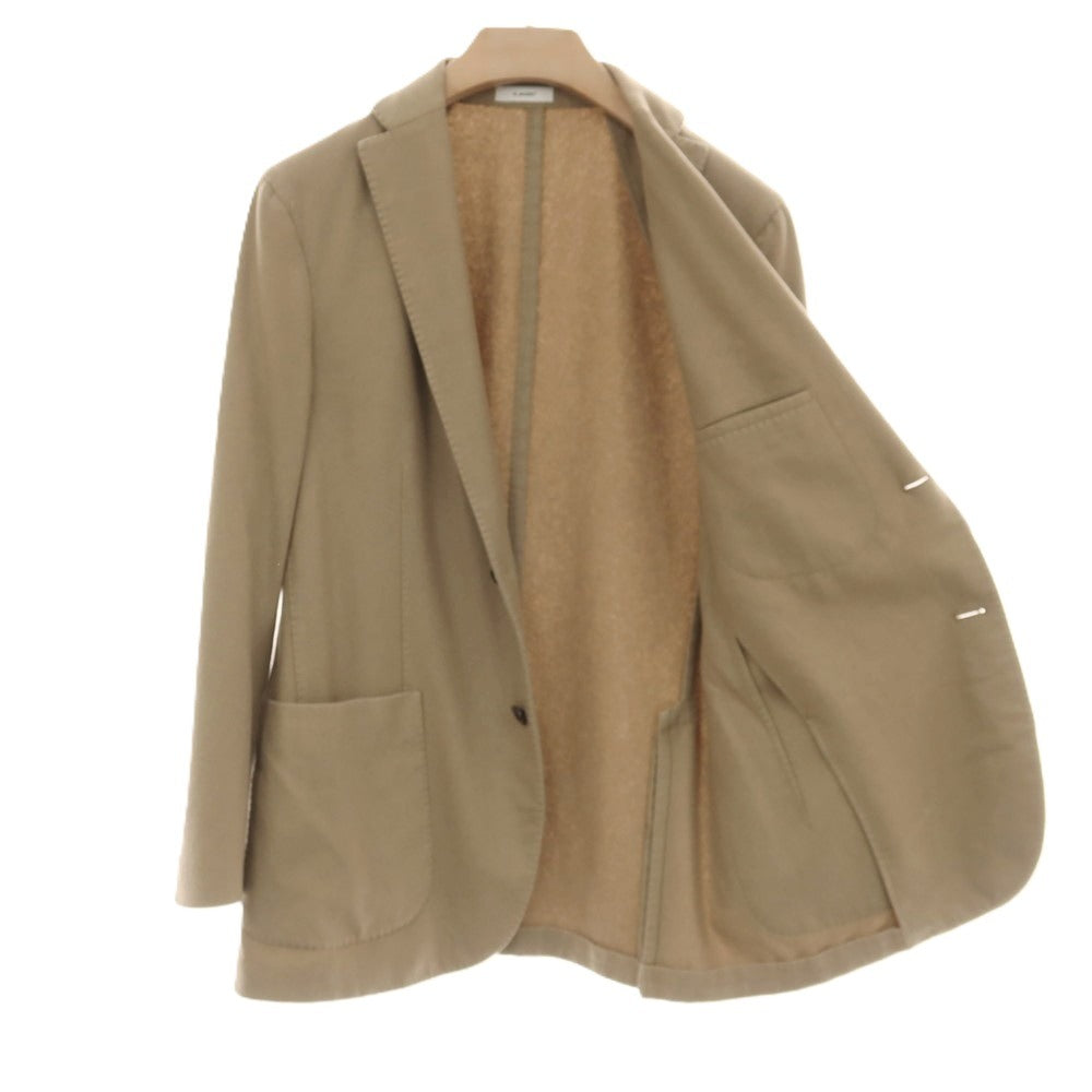 【中古】ボリオリ BOGLIOLI K.JACKET カシミヤ 2B カジュアルジャケット カーキベージュ【サイズ48】【 状態ランクC 】【 メンズ 】