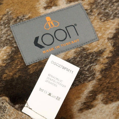 【中古】クーン KOON アクリルポリエステルウール ジャージー 2B カジュアルジャケット ブラウン系【サイズ48】【 状態ランクA 】【 メンズ 】