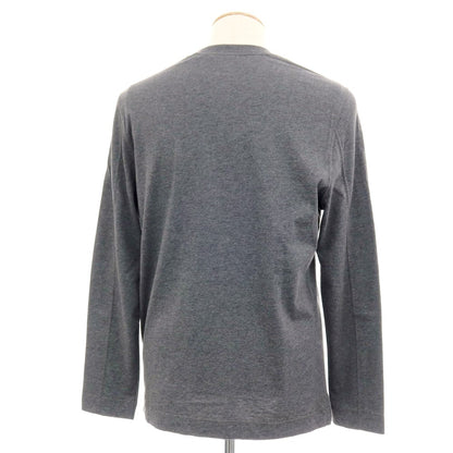 【中古】ブルネロクチネリ Brunello Cucinelli コットン クルーネック 長袖Ｔシャツ グレー【サイズS】【 状態ランクA 】【 メンズ 】