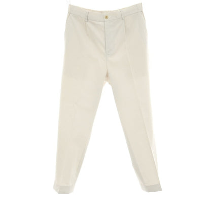 【SALE30%OFF/返品不可】【中古】エストネーション ESTNATION ストレッチ コットン系 ストライプ イージースラックスパンツ ホワイトxグレージュ【 サイズ48 】【 状態ランクB 】【 メンズ 】