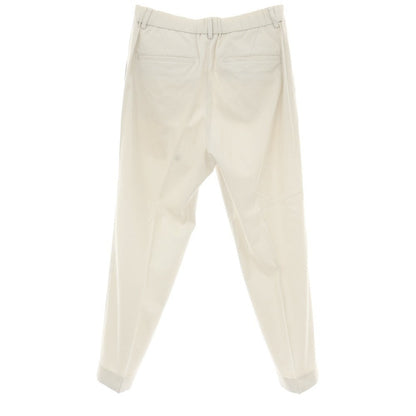 【SALE30%OFF/返品不可】【中古】エストネーション ESTNATION ストレッチ コットン系 ストライプ イージースラックスパンツ ホワイトxグレージュ【 サイズ48 】【 状態ランクB 】【 メンズ 】