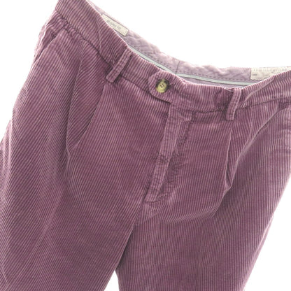 【中古】ブルネロクチネリ Brunello Cucinelli コットン 太畝 コーデュロイパンツ パープル系【サイズ50】【 状態ランクB 】【 メンズ 】