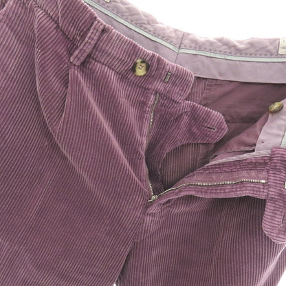 【中古】ブルネロクチネリ Brunello Cucinelli コットン 太畝 コーデュロイパンツ パープル系【サイズ50】【 状態ランクB 】【 メンズ 】