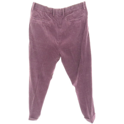 【中古】ブルネロクチネリ Brunello Cucinelli コットン 太畝 コーデュロイパンツ パープル系【サイズ50】【 状態ランクB 】【 メンズ 】