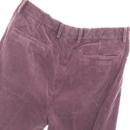 【中古】ブルネロクチネリ Brunello Cucinelli コットン 太畝 コーデュロイパンツ パープル系【サイズ50】【 状態ランクB 】【 メンズ 】