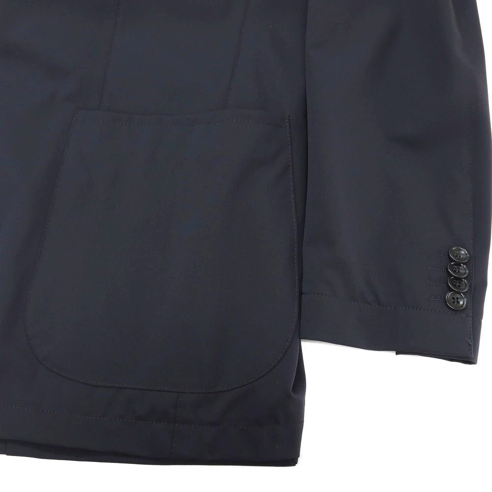 【中古】タリアトーレ TAGLIATORE ストレッチ ナイロン 2つボタンスーツ セットアップ ダークネイビー【サイズ50】【 状態ランクB 】【 メンズ 】