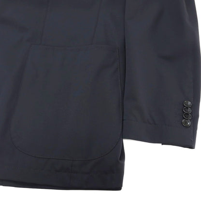 【中古】タリアトーレ TAGLIATORE ストレッチ ナイロン 2つボタンスーツ セットアップ ダークネイビー【サイズ50】【 状態ランクB 】【 メンズ 】