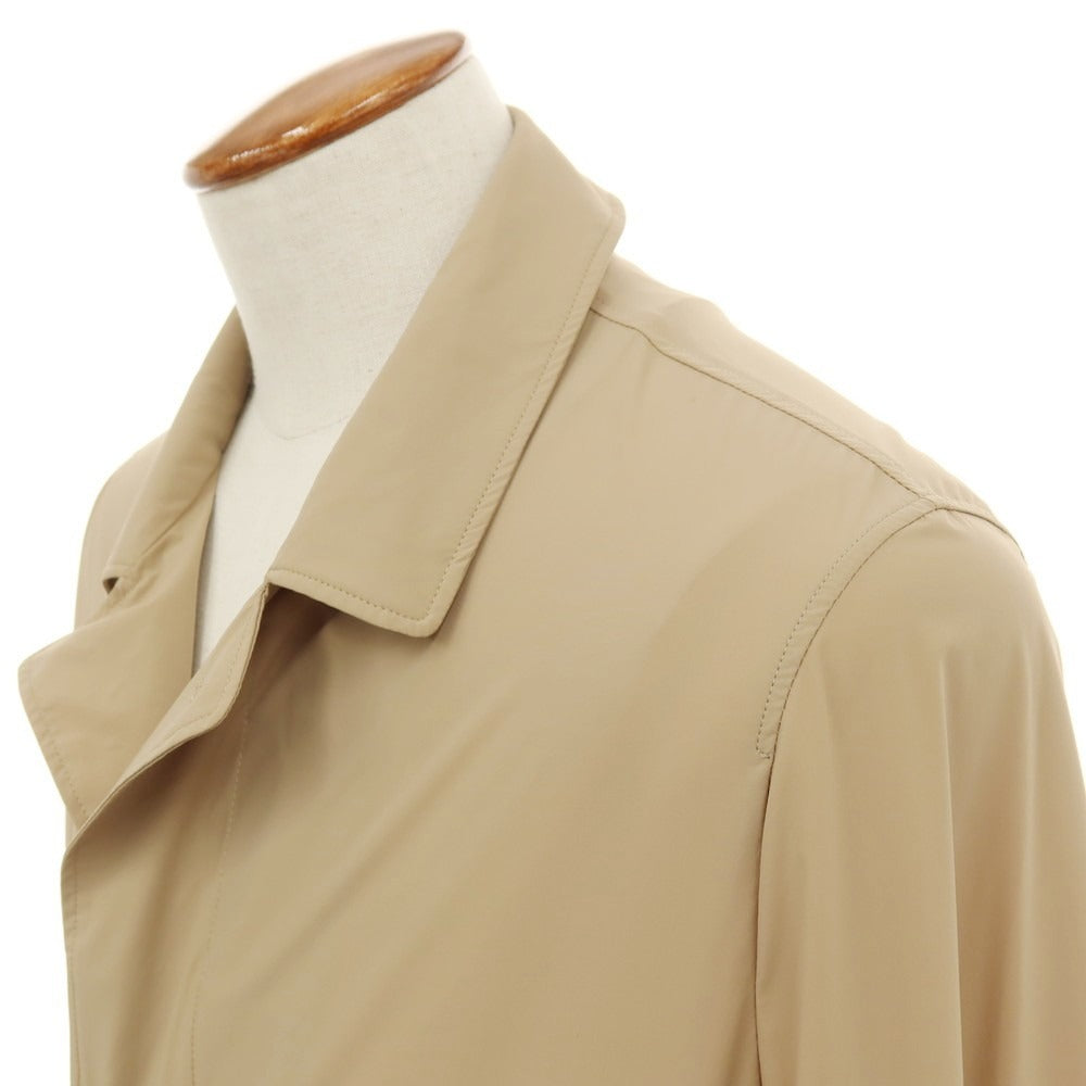 【中古】ブルネロクチネリ Brunello Cucinelli ストレッチ ナイロン ステンカラーコート ベージュ【サイズ46】【 状態ランクA 】【 メンズ 】