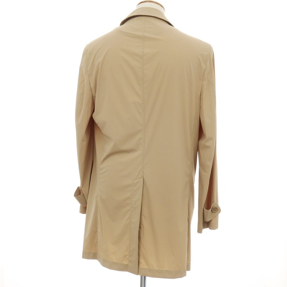 【中古】ブルネロクチネリ Brunello Cucinelli ストレッチ ナイロン ステンカラーコート ベージュ【サイズ46】【 状態ランクA 】【 メンズ 】