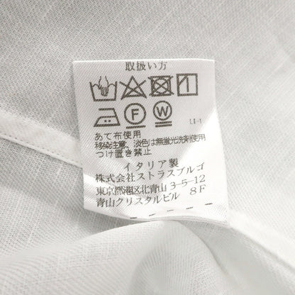 【中古】フライ FRAY コットンリネン セミワイドワンピースカラー ドレスシャツ ホワイト【サイズ40】【 状態ランクB 】【 メンズ 】