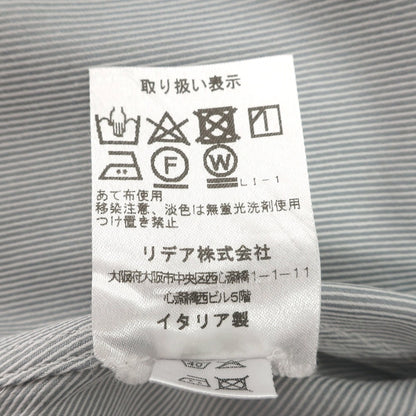 【中古】フライ FRAY コットン セミワイドカラー ドレスシャツ ライトグレー【サイズ40】【 状態ランクC 】【 メンズ 】