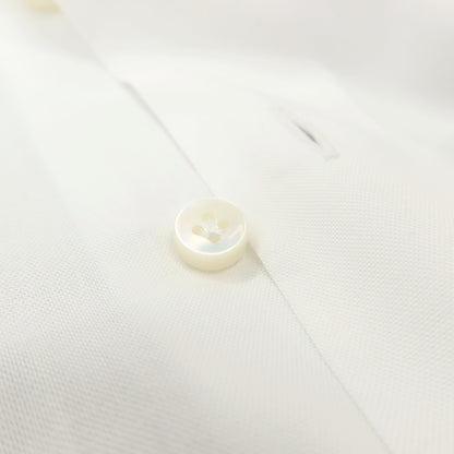 【中古】バルバ BARBA コットン ホリゾンタルカラー ドレスシャツ ホワイト【サイズ40】【 状態ランクB 】【 メンズ 】