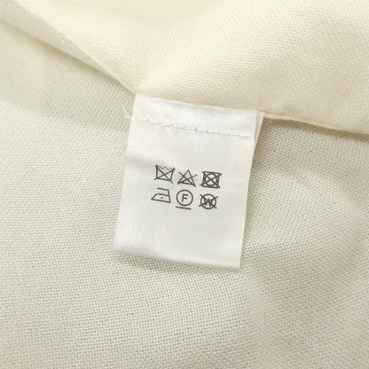 【中古】バルバ BARBA レーヨンウール ワイドカラー ドレスシャツ アイボリー【サイズ40】【 状態ランクB 】【 メンズ 】