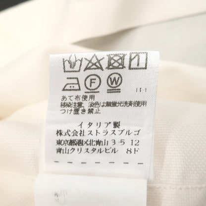 【中古】バルバ ダンディライフ BARBA DANDY LIFE コットン ワイドカラー ドレスシャツ アイボリー【サイズ39】【 状態ランクB 】【 メンズ 】