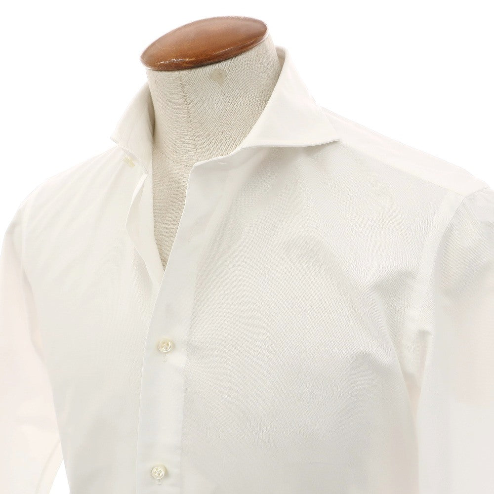 【中古】ジ イングレーゼ G.Inglese コットン カッタウェイ ドレスシャツ ホワイト【サイズ40】【 状態ランクA 】【 メンズ 】