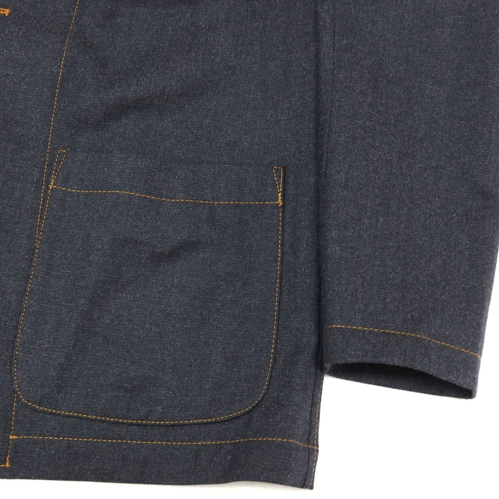 【中古】ヤコブコーエン JACOB COHEN J586 ストレッチ ウールコットンナイロン 3B カジュアルジャケット ネイビー【サイズ50】【 状態ランクA 】【 メンズ 】