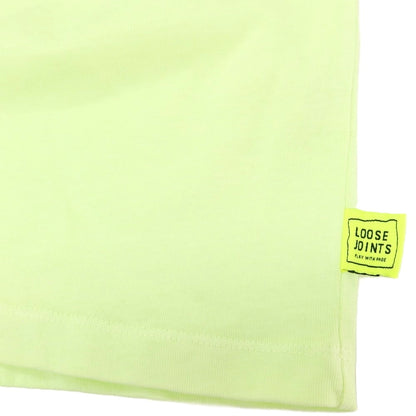 【SALE10%OFF/返品不可】【中古】ルーズ ジョインツ LOOSE JOINTS コットン クルーネック 半袖Ｔシャツ ライム【 サイズL 】【 状態ランクA 】【 メンズ 】