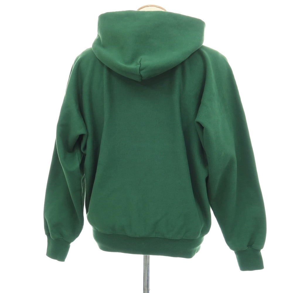 【中古】ストックホルムサーフボードクラブ STOCKHOLM SURFBOARD CLUB コットン スウェット 裏起毛 プルオーバー パーカー グリーン【サイズS】【 状態ランクC 】【 メンズ 】