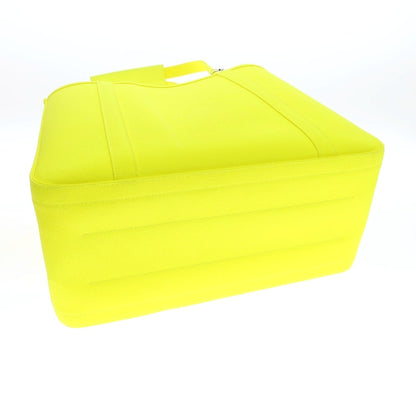 【中古】チャコリ CHACOLI キャンバス トートバッグ ネオンイエロー【 状態ランクA 】【 ユニセックス 】