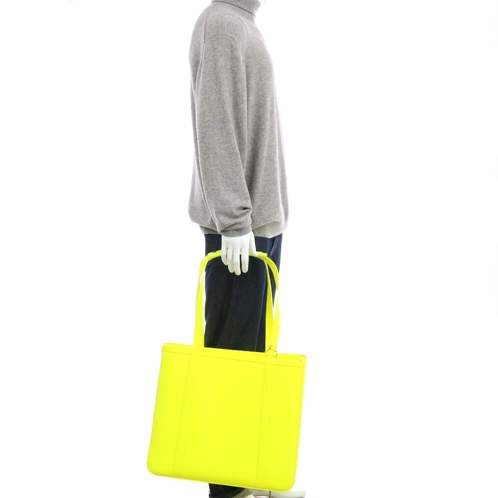【中古】チャコリ CHACOLI キャンバス トートバッグ ネオンイエロー【 状態ランクA 】【 ユニセックス 】