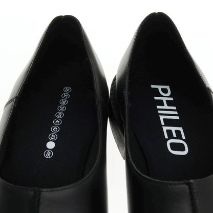 【中古】【未使用】フィレオ Phileo CLOG STRATE PHI07SH002 レザー スリッポン ブラック【サイズ44】【 状態ランクS 】【 メンズ 】