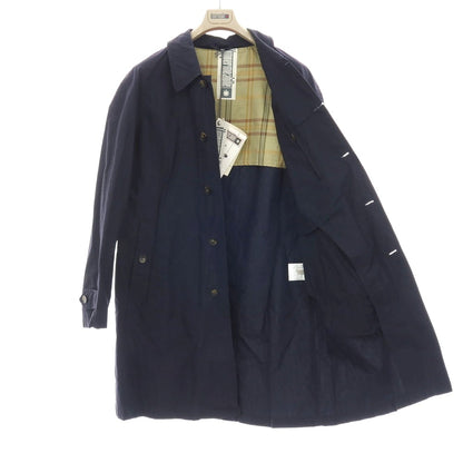 【SALE50%OFF/返品不可】【新品アウトレット】リンペルメアビレ l’impermeabile NEW DEAN ワックスコットン ステンカラーコート ネイビー【 サイズ54 】【 状態ランクN- 】【 メンズ 】