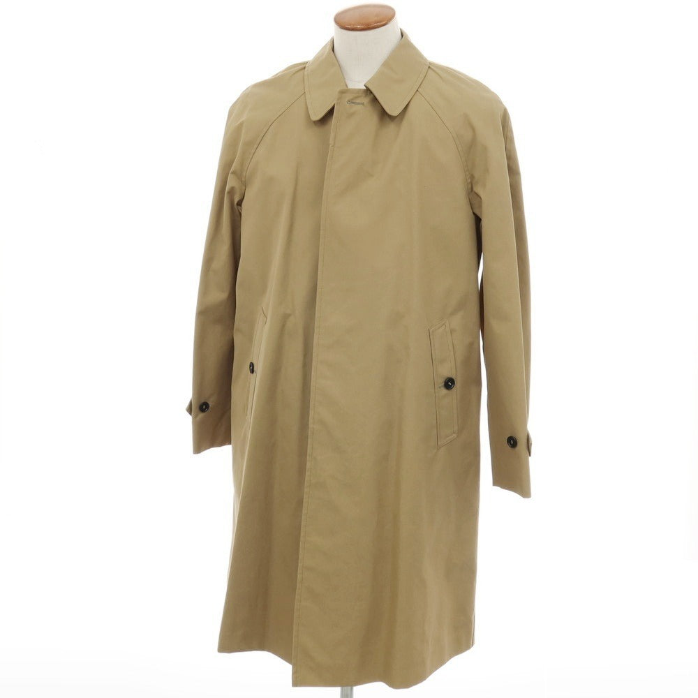 【新品】リンペルメアビレ l’impermeabile OLD SIMON コットン ステンカラーコート ベージュ【サイズ48】【 状態ランクN 】【 メンズ 】