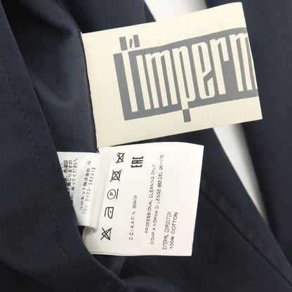 【新品】リンペルメアビレ l’impermeabile DEAN リバーシブル コットン×ウール ステンカラーコート ネイビーxグリーン【サイズ54】【 状態ランクN 】【 メンズ 】