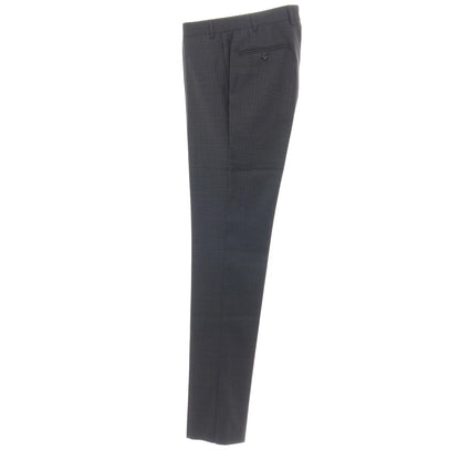 【新品】カナーリ CANALI ウール チェック 3B 3つボタンスーツ グレーxダークブラウン【サイズ44】【 状態ランクN 】【 メンズ 】