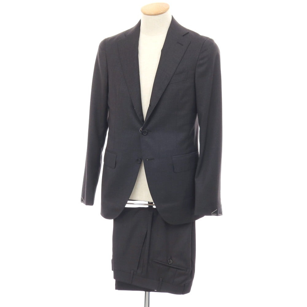 【新品】カナーリ CANALI ウール 3つボタンスーツ ダークグレー【サイズ44】【 状態ランクN 】【 メンズ 】