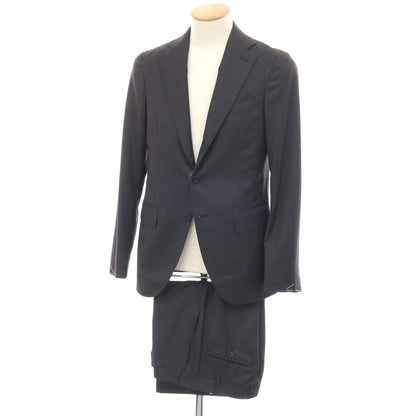【新品】カナーリ CANALI ウール 3つボタンスーツ ダークグレー【サイズ44】【 状態ランクN 】【 メンズ 】