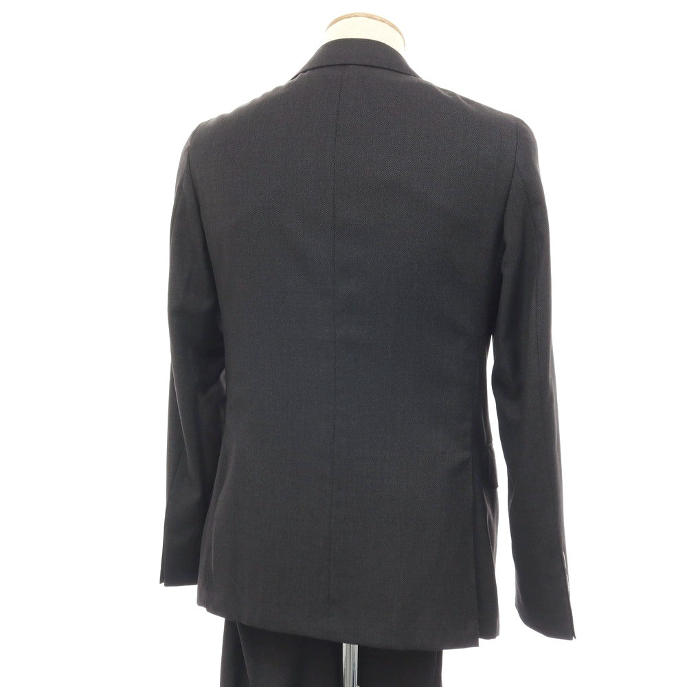 【新品】カナーリ CANALI ウール 3つボタンスーツ ダークグレー【サイズ44】【 状態ランクN 】【 メンズ 】