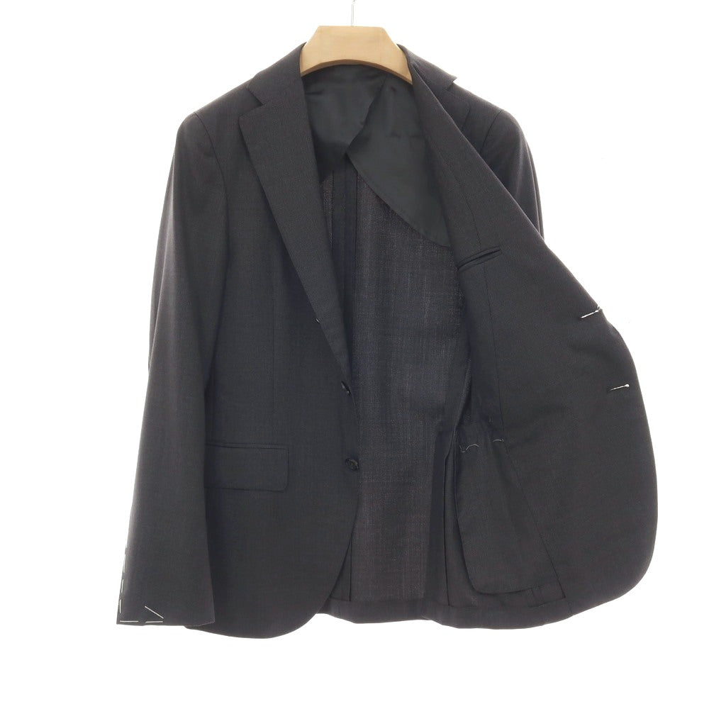 【新品】カナーリ CANALI ウール 3つボタンスーツ ダークグレー【サイズ44】【 状態ランクN 】【 メンズ 】