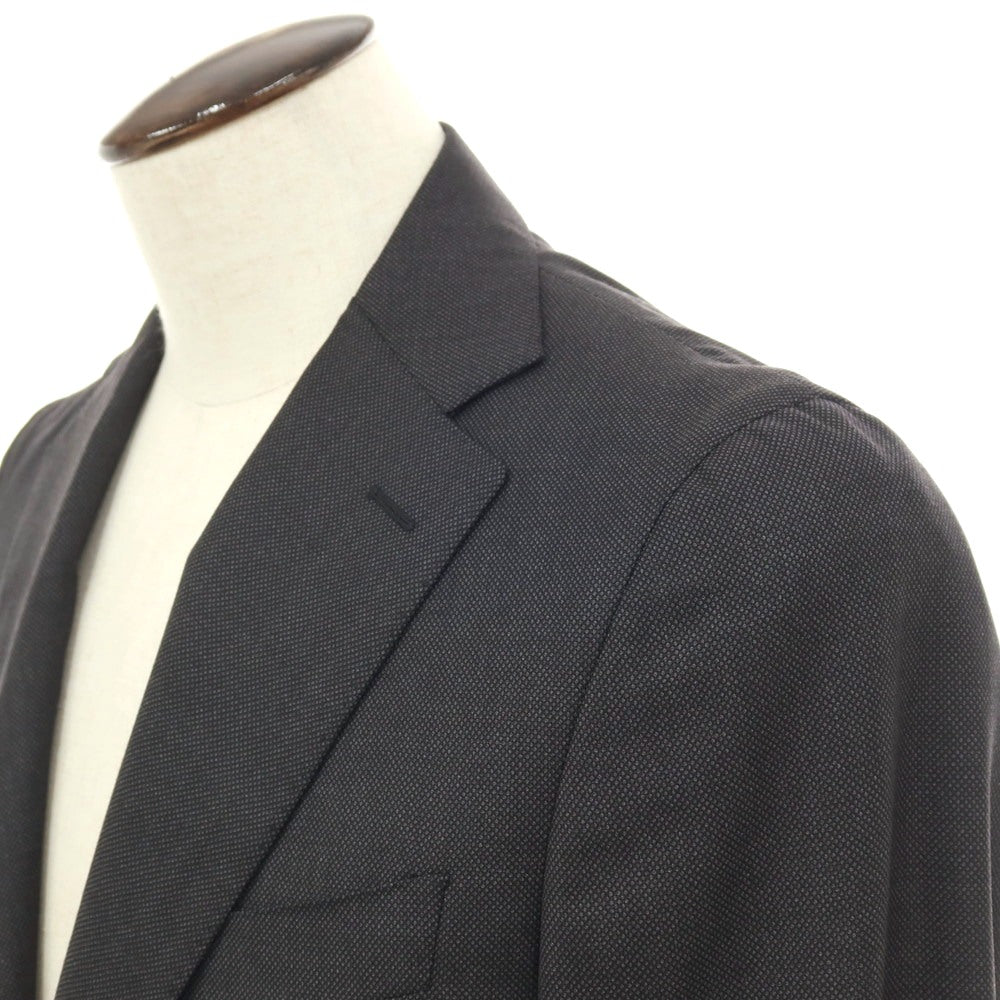 【新品】カナーリ CANALI ウール 3つボタンスーツ ダークグレー【サイズ50】【 状態ランクN 】【 メンズ 】