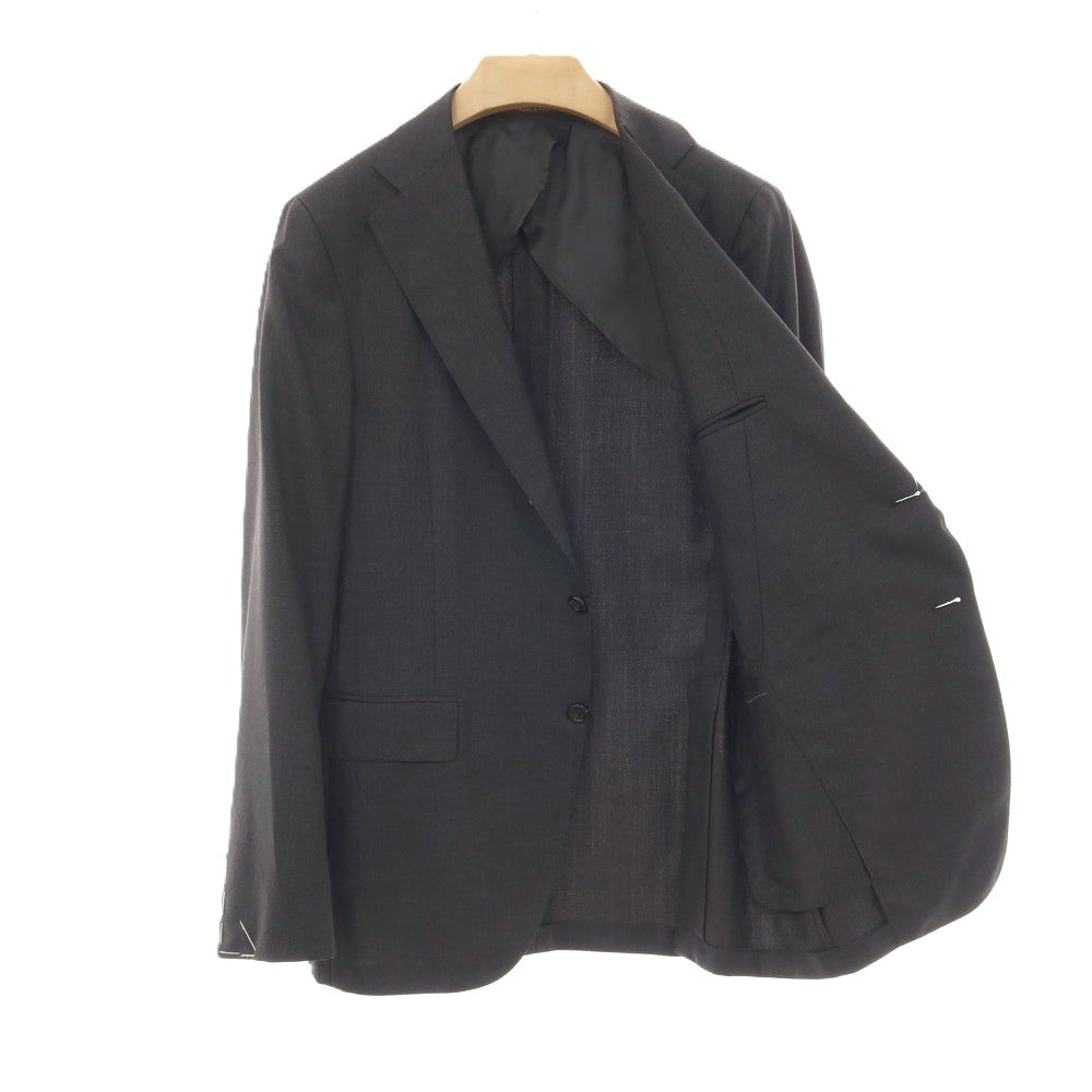 【新品】カナーリ CANALI ウール 3つボタンスーツ ダークグレー【サイズ50】【 状態ランクN 】【 メンズ 】