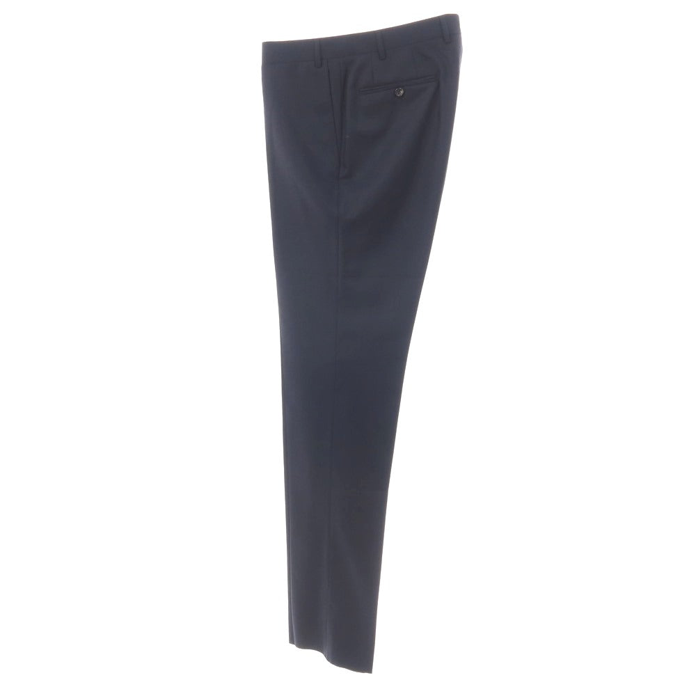 【新品】カナーリ CANALI CAre ウール チェック 3つボタンスーツ ネイビー【サイズ50】【 状態ランクN 】【 メンズ 】