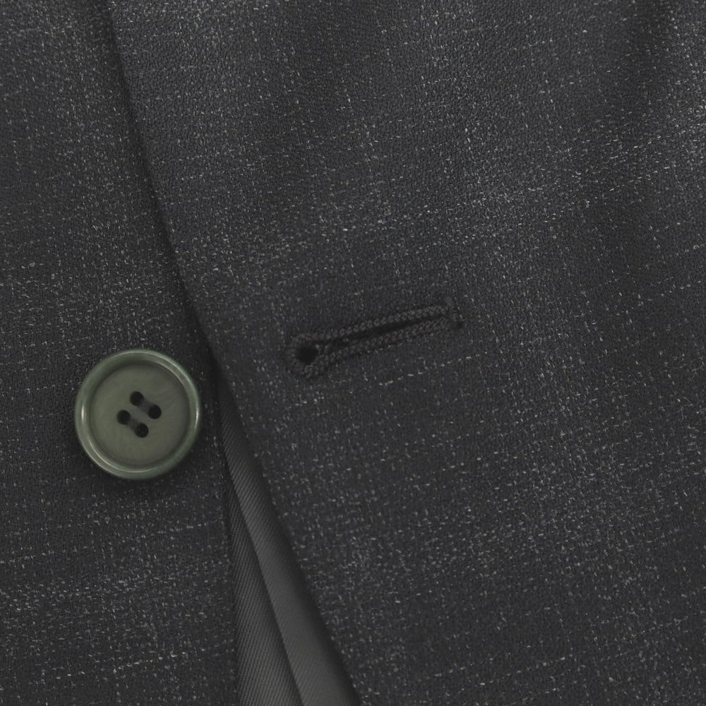 【新品】カナーリ CANALI ウール チェック 2つボタンスーツ グレーブラック【サイズ52】【 状態ランクN 】【 メンズ 】
