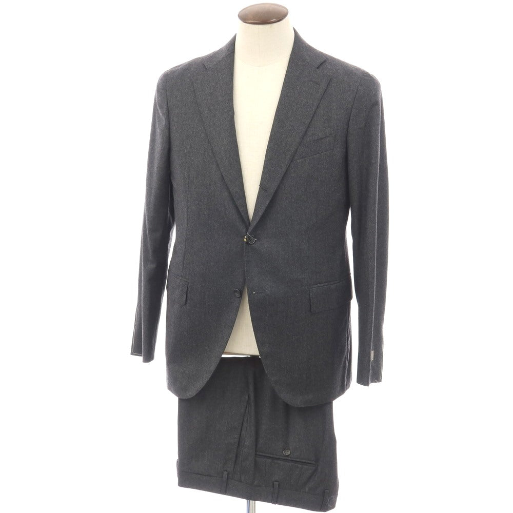 【新品】カナーリ CANALI ウール 3つボタンスーツ グレー【サイズ52】【 状態ランクN 】【 メンズ 】