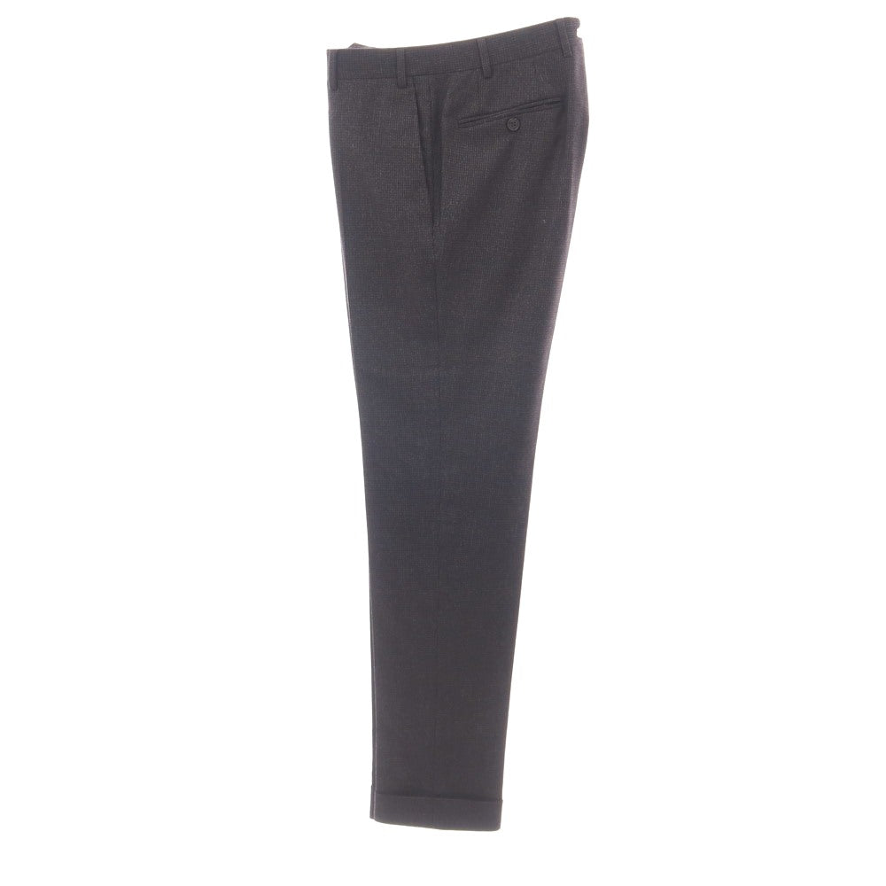 【新品】カナーリ CANALI ウール チェック 2つボタンスーツ グレー【サイズ48】【 状態ランクN 】【 メンズ 】