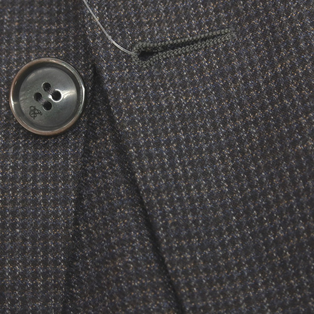 【新品】カナーリ CANALI ウール チェック 2つボタンスーツ グレー【サイズ48】【 状態ランクN 】【 メンズ 】